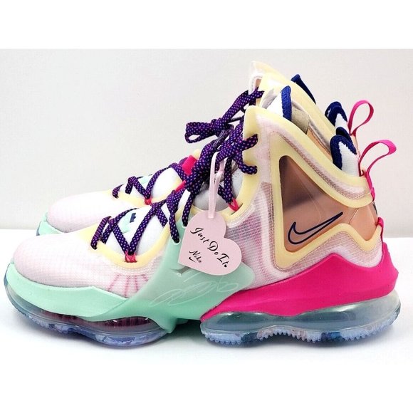 Nike LeBron 19 XIX Pink Valentines Day Love Letter DH8459-900 Sz 10 main image 9